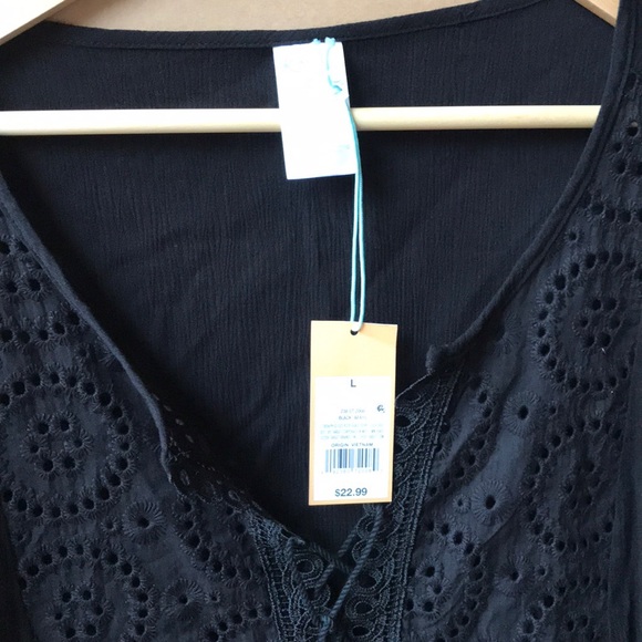 ** SOLD **Black coverup by Kona Sol - Picture 2 of 5